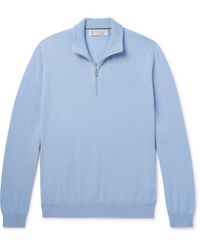 Brunello Cucinelli - Cashmere Half-zip Sweater - Lyst
