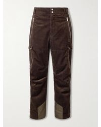 Brunello Cucinelli - Straight-Leg Padded Shell-Trimmed Cotton-Corduroy Ski Pants - Lyst