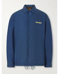 Visvim - Embroidered Wool And Silk-Blend-Gabardine Jacket - Lyst
