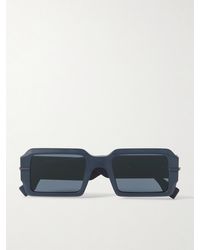 Fendi - Graphy Sonnenbrille mit eckigem Rahmen aus Azetat - Lyst