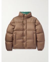 Moncler - Reversible Convertible Canvas-trimmed Quilted Shell Down Jacket - Lyst