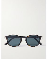 Tom Ford - Prescott Round-Frame Acetate Sunglasses - Lyst