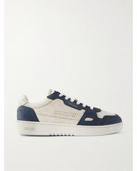 Axel Arigato - Dice Lo Suede-trimmed Leather Sneakers - Lyst
