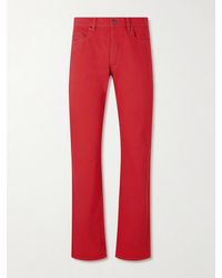 Versace - Straight-leg Logo-appliquéd Jeans - Lyst