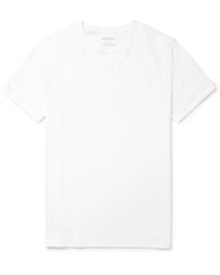 Organic Basics Three-pack Organic Cotton-jersey T-shirts - White