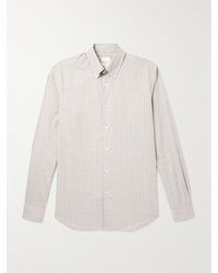 Paul Smith - Button-Down Collar Checked Cotton Shirt - Lyst