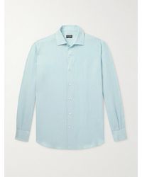 ZEGNA - Oasi Linen Shirt - Lyst