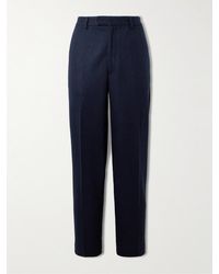 Sunspel - Casely-hayford Straight-leg Wool Suit Trousers - Lyst