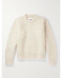 Jil Sander - Brushed Mohair-blend Sweater - Lyst