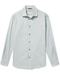 Barena - Surian Striped Cotton-oxford Shirt - Lyst