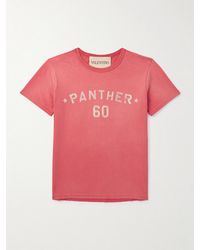 Valentino Garavani - Chez Logo-Appliquéd Printed Cotton-Jersey T-Shirt - Lyst