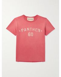 Valentino Garavani - Chez Logo-Appliquéd Printed Cotton-Jersey T-Shirt - Lyst