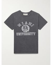Remi Relief - Printed Cotton-Jersey T-Shirt - Lyst