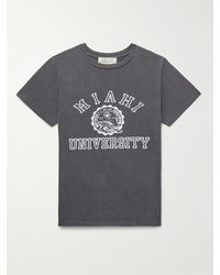 Remi Relief - Printed Cotton-jersey T-shirt - Lyst