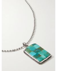 Peyote Bird - Tessale Silver Turquoise Pendant Necklace - Lyst