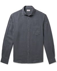 Hartford - Paul Pat Linen Shirt - Lyst