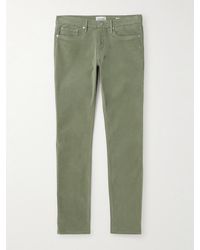 FRAME - L'Homme Slim-Fit Stretch Lyocell-Blend Trousers - Lyst