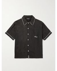 CHERRY LA - Smoking Logo-embroidered Voile Shirt - Lyst