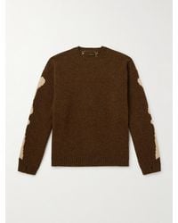 Kapital - Oversized Intarsia Wool Sweater - Lyst