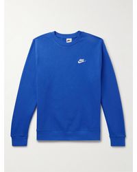 Nike - Sportswear Club Sweatshirt aus "Tech Fleece"-Material aus einer Baumwollmischung mit Logostickerei - Lyst