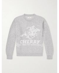 CHERRY LA - Won The West Jacquard-knit Alpaca-blend Sweater - Lyst