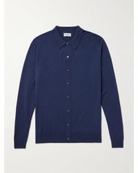 John Smedley - Tibor Merino Wool Cardigan - Lyst