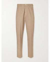 Brunello Cucinelli - Straight-Leg Cotton Chinos - Lyst