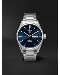 Tag Heuer Carrera Automatic 41mm Steel Watch - Blue