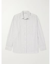 Acne Studios - Pinstriped Tencel Lyocell-Poplin Shirt - Lyst