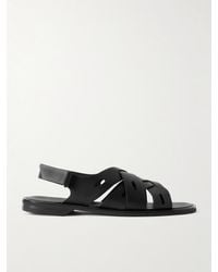 John Lobb - Seaford Woven Leather Sandals - Lyst