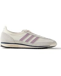 adidas Originals - Sl 72 Suede And Leather-trimmed Nylon Sneakers - Lyst