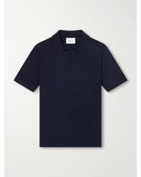 NN07 - Ryan 6311 Cotton And Linen-Blend Polo Shirt - Lyst