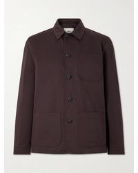Altea - Constantin Cotton And Linen-Blend Overshirt - Lyst