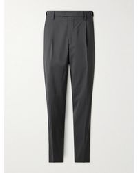 Barena - Masco Straight-Leg Pleated Virgin Wool Trousers - Lyst
