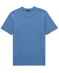 Tom Ford - Slim-fit Lyocell And Cotton-blend Jersey T-shirt - Lyst