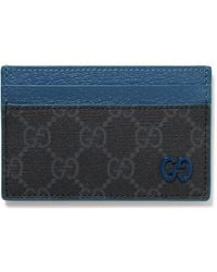 Gucci - Bi-Color Gg Card Case, Gg Canvas - Lyst