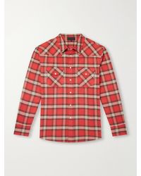 Nili Lotan - Travis Checked Cotton-Flannel Shirt - Lyst