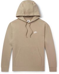 Nike - Nsw Logo-embroidered Cotton-blend Jersey Hoodie - Lyst