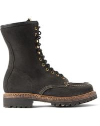 Visvim Wabanaki Boots-folk Dark in Brown for Men | Lyst