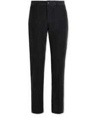 Massimo Alba Mauko Straight-leg Cotton-corduroy Suit Pants - Black