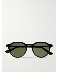 Bottega Veneta - Round-frame Acetate Sunglasses - Lyst