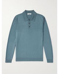 MR P. - Merino Wool Polo Shirt - Lyst