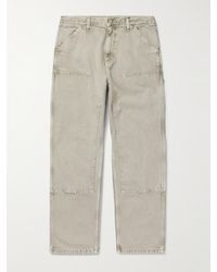 Carhartt - Double Knee Straight-leg Panelled Jeans - Lyst