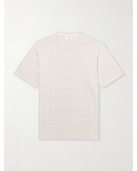 MR P. - Striped Linen T-Shirt - Lyst
