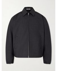 AURALEE - Wool Blouson Jacket - Lyst
