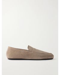John Lobb - Kingstone Suede Slippers - Lyst