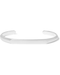 David Yurman Streamline Heirloom Brushed Sterling Silver Cuff - Metallic