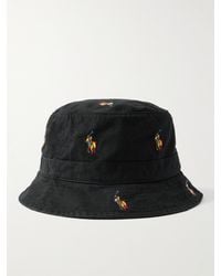 Polo Ralph Lauren - Cappello da pescatore in twill di cotone con logo ricamato Loft - Lyst