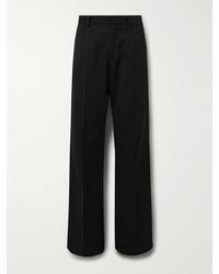 Acne Studios - Flared Woven Trousers - Lyst