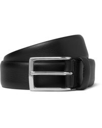 Anderson's - 3cm Black Leather Belt - Lyst